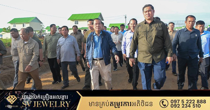 សម្តេចតេជោ ហ៊ុន សែន បានប្រកាសថា ទឹកដីដែលទាហានថៃកំព
